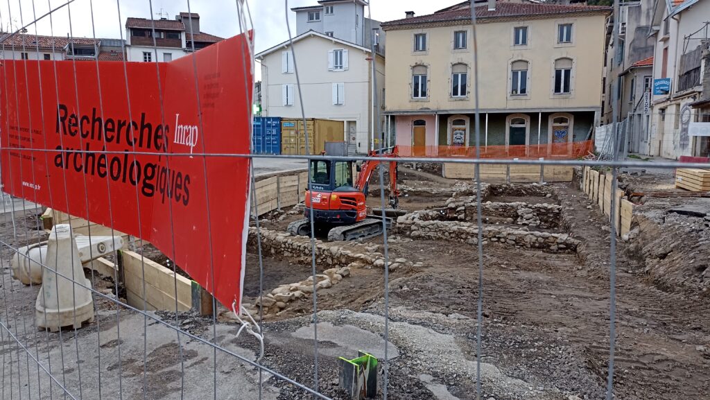 Fouilles réalisées par l'INRAP